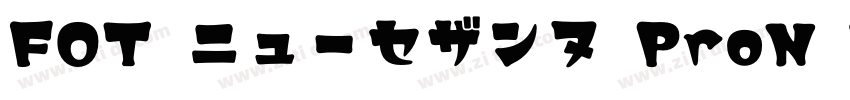 FOT ニューセザンヌ ProN DB字体转换